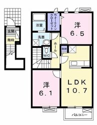 アンソレイユの物件間取画像